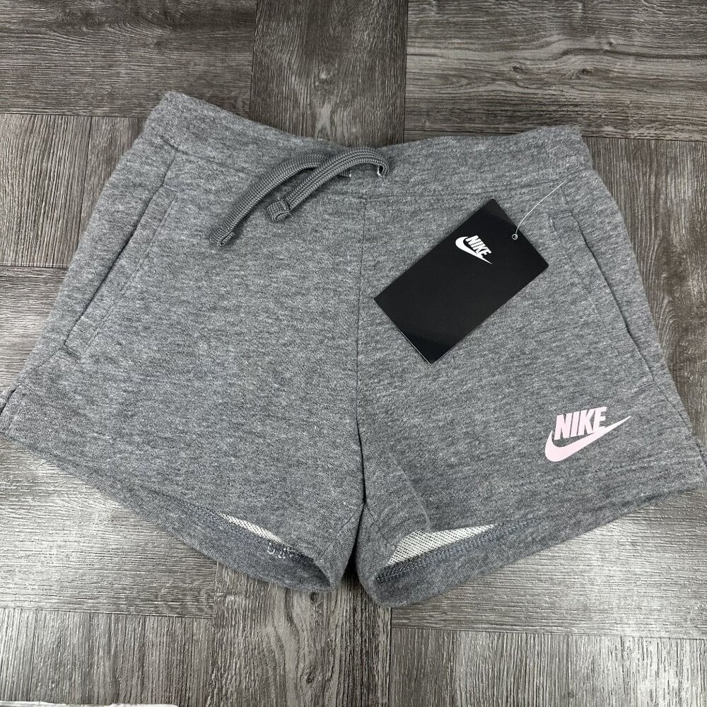 Nike Sportswear Girls size Small Grey Shorts